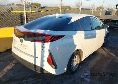 2020 Toyota Prius Prime Le z USA, uszkodzony, nr VIN JTDKARFP9L3135897